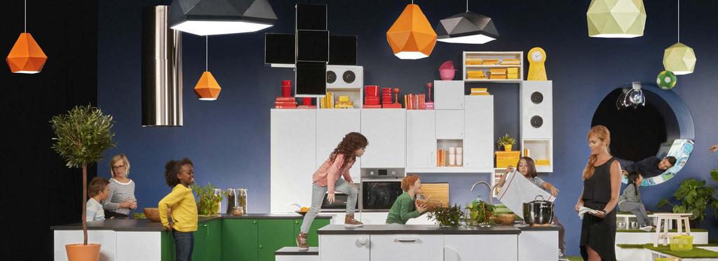 This IKEA kitchen solution was designed together with children after listening to what they wanted.