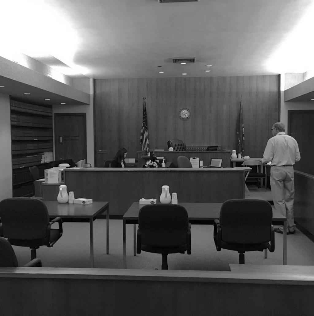 Scope of Additional Work Improvements to Selected Courtrooms District Court 1 & 2 1 courtroom ADA compliance enhancements for public accommodation Both courtrooms mechanical and lighting improvements