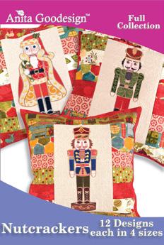 There are two different border designs included so that when they are added to the quilt block complete a pillow top or quilt block.
