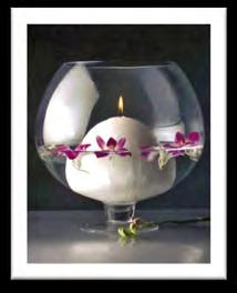 incl candle Strawberry Vase