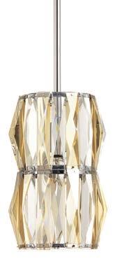 P5051-15 P5157-15 MINI-PENDANT* P5051-15 Polished Chrome Size: 6" dia., 9-3/8" ht. Overall ht. w/stem 75"; wire 10'. Lamp: One candelabra base lamp, 60w max.