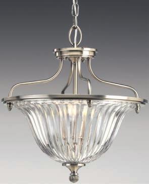 CHANDELIER, FOYER AND PENDANTS P4505-101 A TOUCH OF HOLLYWOOD GLAMOUR IN YOUR HOME WITH ROXBURY S