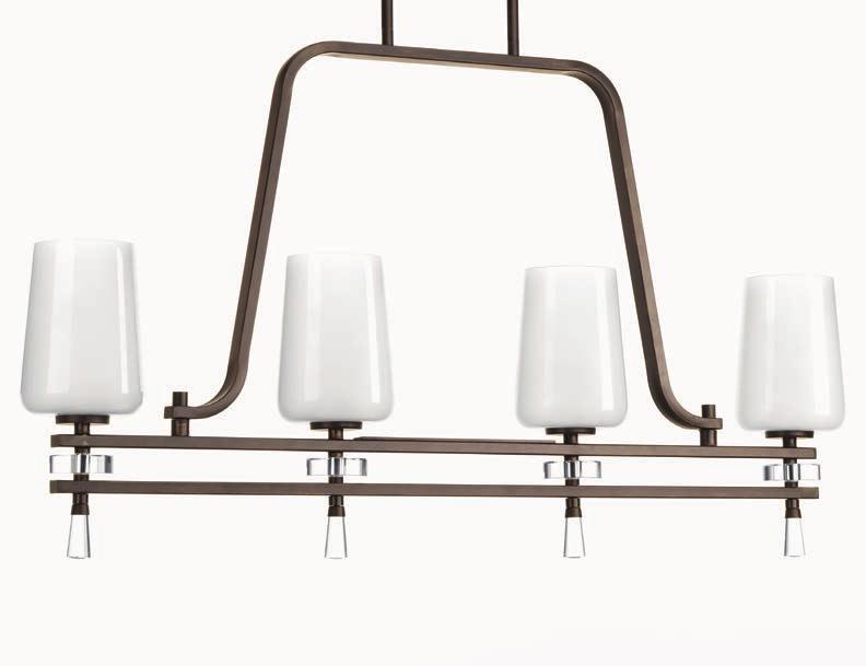 Overall ht. w/chain 88"; wire 15'. Lamps: Four medium base lamps, each 100w max.