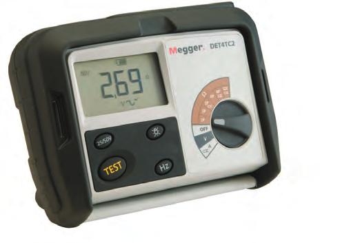 he Megger D3 Series earth/ground testers is designed to meet stringent safety standards and is rated CA IV 100V.