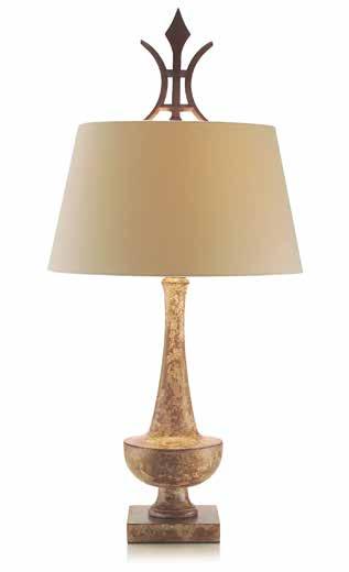 JRL-8365 36"H Hammered Ovoid Long Neck Lamp Shade: (16" X 10") X (16" X 10")