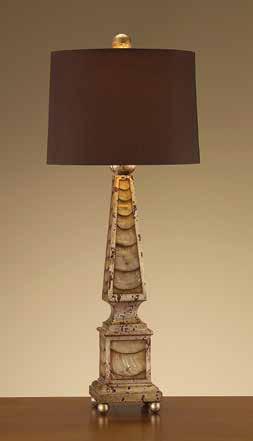 66 67 JRL-8024 38"H Wrought Iron Table Lamp