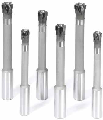 Top Ream System TRF TRF In comparison to solid carbide reamers or single-tipped reamers, TRF is the economic alternative without any disadvantages in regards to productivity or hole quality.