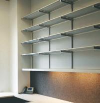 Unique within the marketplace Designed to accept wood fascia strips for a finished look Patented for creative shelving solutions Can be