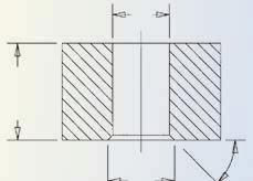 1 mm - 2.12 mm (M10) Type FL/FLS Studs The illustrations below indicate suggested tooling for applying installation forces.