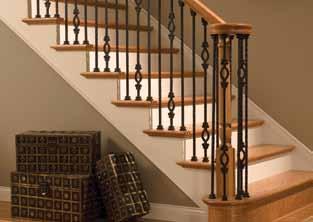 Ordering over the post Rake Balusters (five length system) Open Stairway Wood Rake Balusters 34" Rake Heights Open Stairway Iron Rake Balusters Kneewall Stairways Wood Rake Balusters Kneewall