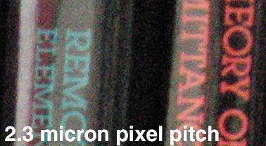 decrease sensor & pixel size semiconductor