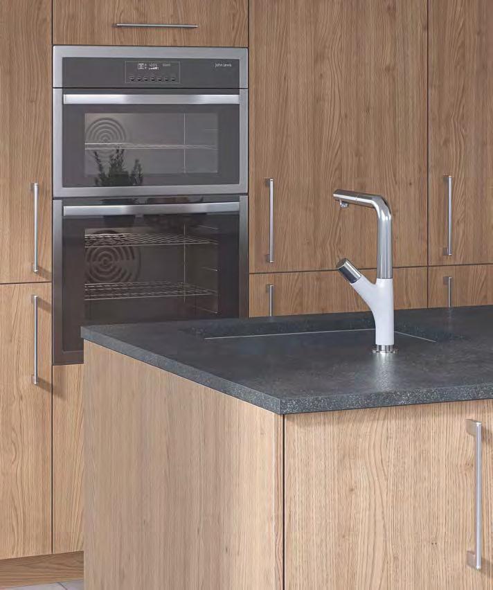 Pegasus Anthracite F081 ST82 25 mm thickness A subtly speckled stone effect, this worktop provides a dark but neutral base with which to combine other elements of