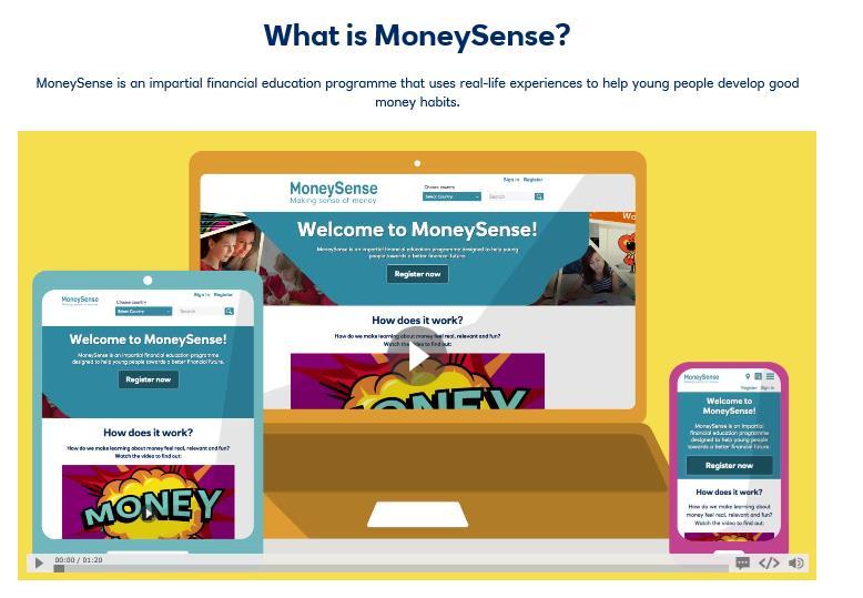 Money Sense Website Provided by Royal Bank