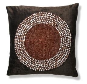 50 Grey Sofa, with copper and bead circle
