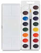 45 16-Color Sets Contains all colors in the 8-Color Sets listed above, plus Red-Orange, Yellow-Orange, Yellow-Green, Blue-Green, Turquoise-Blue, Blue- Violet, Red-Violet, and White.