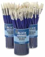 3/EA D06003-0729 $75.78 $53.04 $50.45 D White Bristle Assortment This canister contains 144 assorted sizes of Flat and Round White Bristle brushes. 3/EA D05127-9144 $97.18 $81.63 $73.
