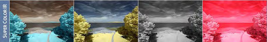 Super Color IR Filter -590 nm Provides for a super vibrant foliage and intensely colorful sky.