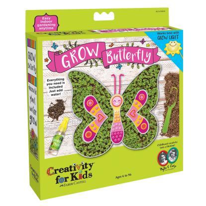 GROW Butterfly: Plant your butterfly friend and watch as the quick grow chia seeds sprout in as little as 3 to 4 days.