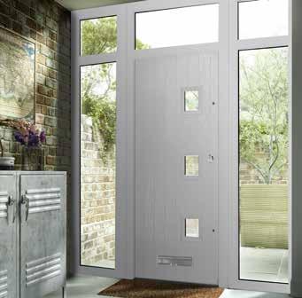 The Farndon SGL8 B U=1.1 W/m 2 K The modern, elegant look of The Farndon and its three glazed panels is as contemporary as it is stylish. Make a stunning statement with this modern look.