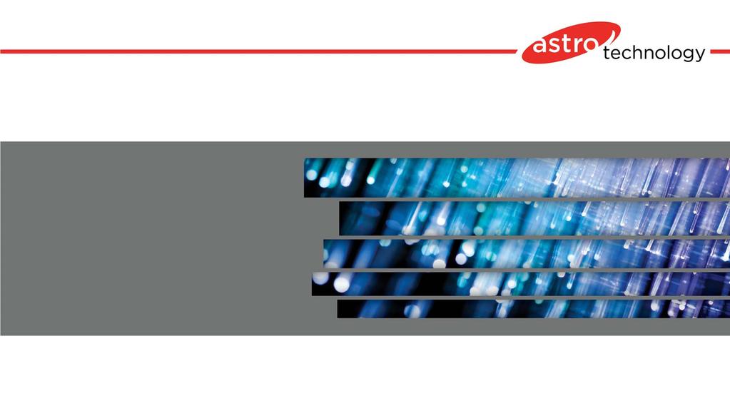 ABOUT ASTRO TECHNOLOGY ADVANCED INSTRUMENTATION FOR: Subsea fields Pipelines and risers Space structures Rocket Motors ENGINEERING CAPABILITIES INCLUDE: System integration