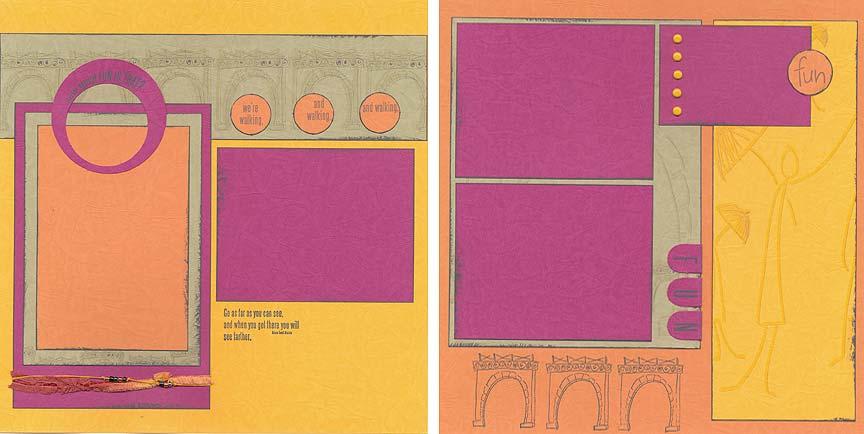July 2007 Bistro Page 4 of 10 Layout #5 and #6 12x12 Khaki Print 12x12 Tangerine Plain 12x12 Gold Plain 8.5x11 Grape Plain 8.5x11 Gold Print 5.5x8.5 Grape Plain (#1 & #2) 4.25x6.