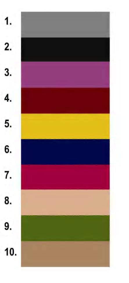 Labour charges 65 Total 295 Selection of colours: For selection of colours for rugs designing colour forcast for fall/winter 2011/12 was referred.