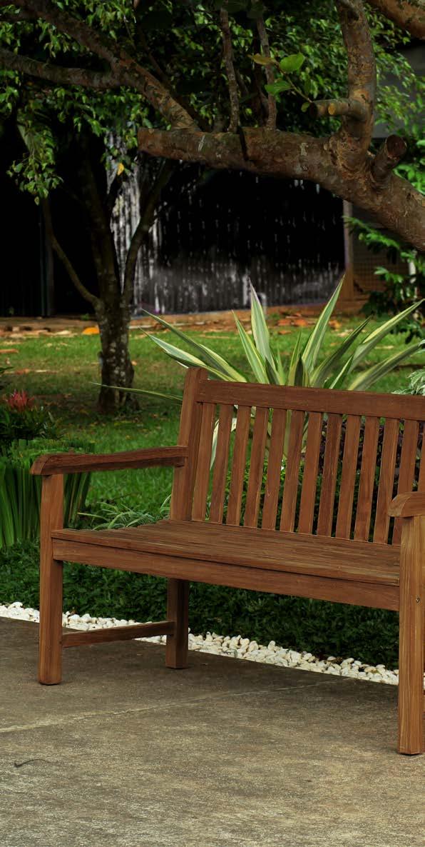Teak Collection Native to southern Asia but grown in tropical regions throughout the world, teak is a wood renowned for its strength, durability and water resistance, making it a great option for