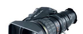Fujinon HD Lenses HS16x4.6BERM HS16x4.6BERM Zoom ratio / Format 16x / 1/2" (1x) 4.6 74 mm / (2x) 9.2 148 mm F1.4 (4.6 47 mm) / F2.2 (74 mm) HD/ENG lens converters Model Type ø Size Converter* Mag.