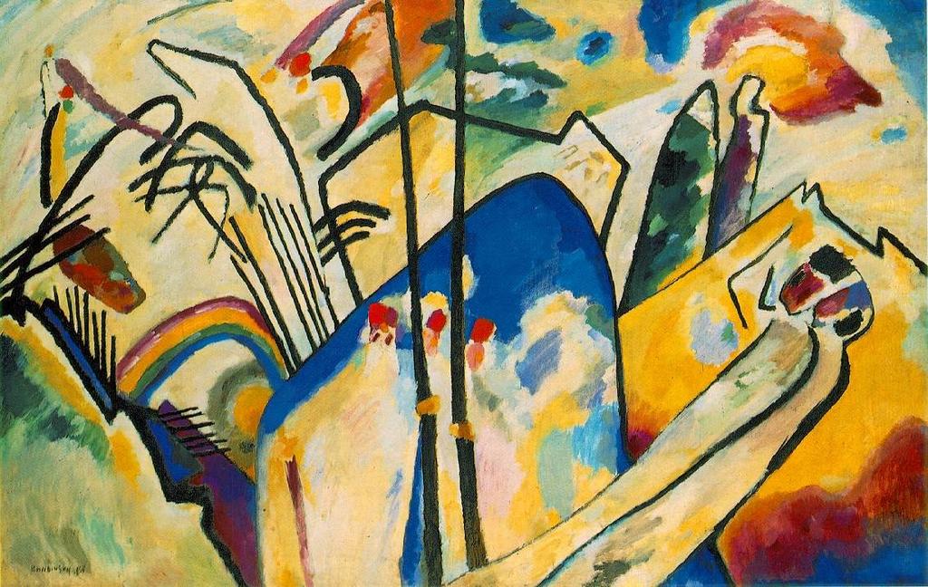 Abstract Art History Wassily Kandinsky, Composition IV,