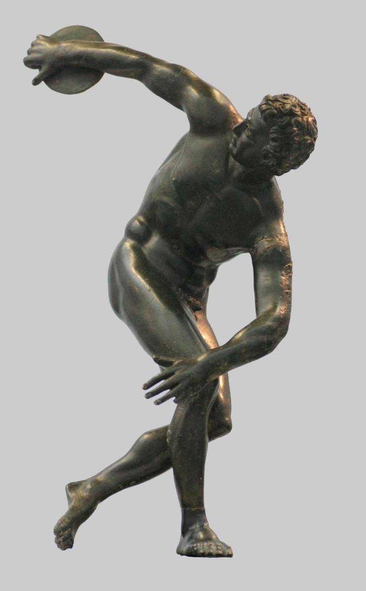 Ancient Art History Myron Discus-thrower (discobolus) Roman copy