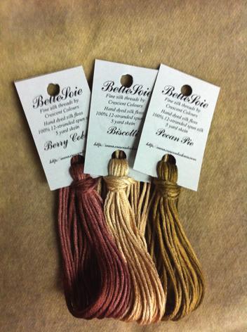 THE ATTIC! PAGE 3 Series 1 has now officially ended, and Series 2 begins with the beautiful Aubergine silk color being skeined and labeled now, which will be ready for shipping very soon.