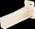 Premium Self-Closing Epoxy Slide 9600 Series Load Rating 100lb+ Travel 3/4 extension Profile Height 1-7/16 Mounting Style Side or bottom mounting for frameless and face frame cabinetry Hole Pattern