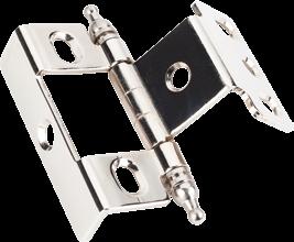 yields minimal door gap #6 x 5/8 flat head screw recommended for attachment to frame and #6 x 1/2 flat head screw recommended for door attachment Slotted holes provide horizontal and vertical