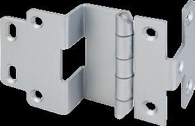 Institutional Hinges 5 Knuckle Overlay Hinge 3/4 SIDE PANEL Side Panel Door Thickness 3/4 (19mm) 13/16 (20.6mm) Hinge Overlay 23/32 (18.