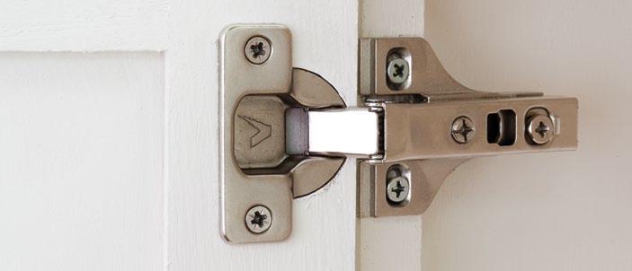 110 European Hinges 110 opening angle Hinge & plate provide 6-way adjustment (3 dimensional) Cold rolled steel construction with nickel plating Tested past 100,000 cycles - Guaranteed to surpass all