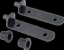 Cabinet & Drawer Accessories Pivot Hinge Commonly used in kitchen cabinet door display units Black Powder Coat Polybag Pack 1063BLK 500pks/ctn Fits 1/2 or 5/8 doors 5mm diameter pin x 8mm length
