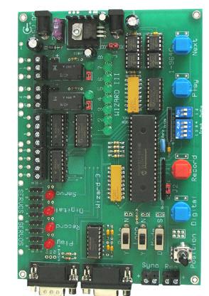 Wizard - 3 Controller Board Power Set-up Overview Page 8 Regulated Power 5 Vdc @ 3 Amp outside - Vdc Black Recommended center + Vdc