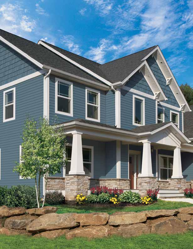 Yo can create a home to be prod of with a designer palette of over 40 siding and trim colors. Inspired by natre, these colors are designed to harmonize home and environment.