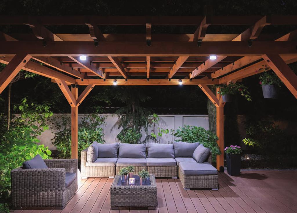 Add Beauty and Strength to Your Custom Outdoor iving Structures ith Outdoor Accents, a new line of decorative timber connectors and fasteners from Simpson Strong-Tie, you can now bring both design