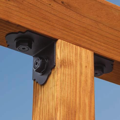 Fasten Connections Easily with Connector Screws APA21 The Outdoor Accents connector screw reduces installation time by driving easily without predrilling.