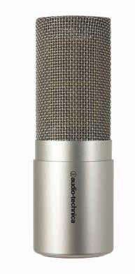 50 Series Studio Microphones Bottom of Microphone AT5047 Cardioid Condenser Microphone cardioid Exceptionally wide dynamic range (142dB) captures the full, expressive character of
