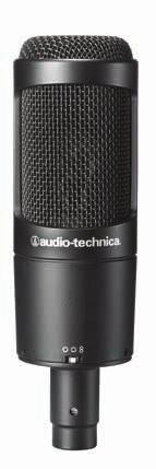Studio Microphones 20 Series omni figure-of-eight AT2050 Multi-pattern Condenser Microphone cardioid top applications: vocals, group vocals, piano Three switchable polar patterns: omni, cardioid,