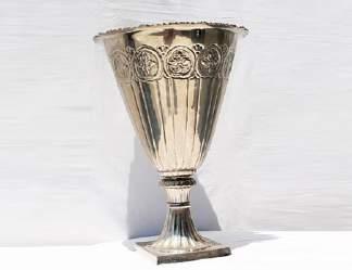 00 Antic Silver Fluted Urn 91 x