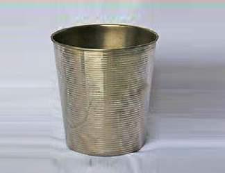 00 Sml & Lrg Silver Pot 22 x 14 cm