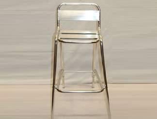 R65.00 Tall Aluminium Cocktail Chair
