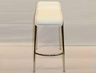 00 White Spiral Cocktail Chair FCC230012