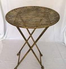 00 Gold Side Table
