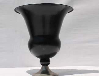 Black Large Glass Vase
