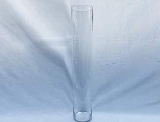 Clear Cylinder Vase 80 x