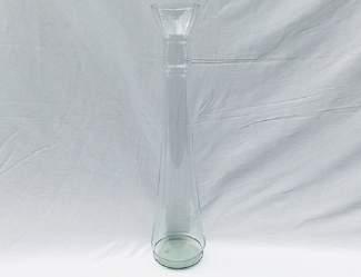 00 Tall Clear Glass Vase 74 x 12cm